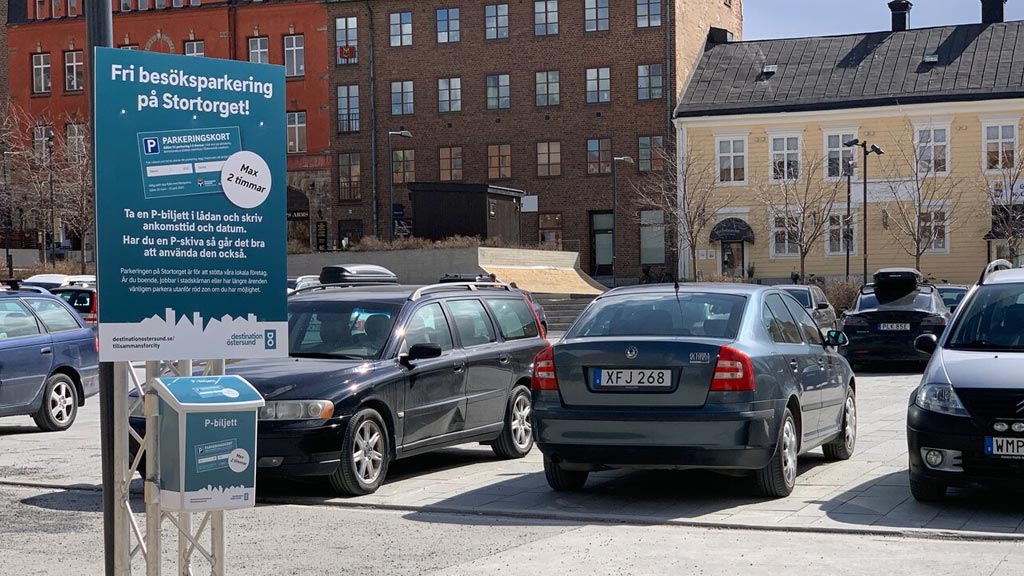 Förlängd Gratis Parkering I City - Destinationostersund